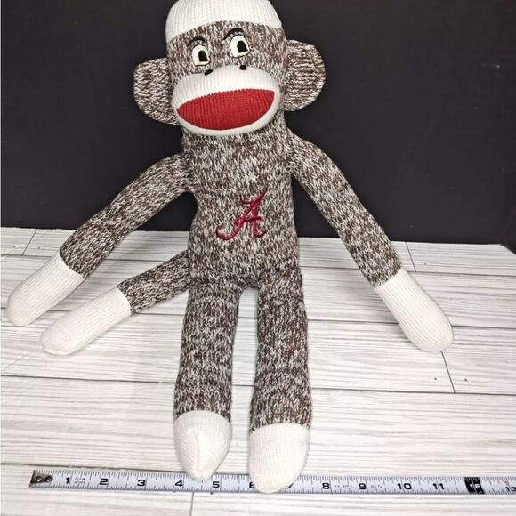 Alabama Crimson Tide Collectible Plush Sock Monkey Jenkins Enterprises 2010 - Picture 9 of 9